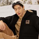 Пуховик унисекс Kappa, Tallow White-0111 - фото 8