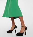 Замшевые туфли vertigo 105 на платформе Gianvito Rossi, черный - фото 4