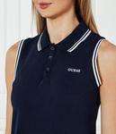 Платье женское Guess Active Амариллис с воротником поло без рукавов, синий - фото 4