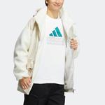 Куртка Adidas patch fleece cargo jacket 'Cream White', белый - фото 4
