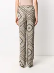 Брюки прямого кроя с узором Michael Michael Kors, нейтральный - фото 4