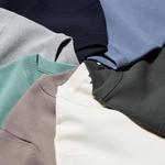 Свитер Uniqlo мужской в рубчик с круглым вырезом, молочный - фото 5