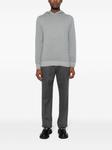 Худи из смесовой шерсти Dell'oglio, серый - фото 2