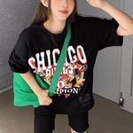 Футболка унисекс черная Mitchell & Ness, черный - фото 6