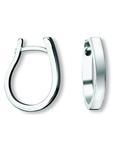 ONE ELEMENT Серьги-кольца из серебра 925 пробы - фото