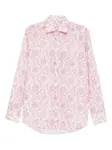 Рубашка с принтом "пейсли" Etro, розовый - фото