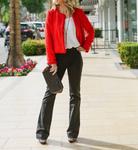 Брюки Varick Slim Bootcut черного цвета Ecru - фото