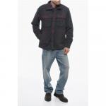 Серая шерстяная рубашка Woolrich, Gray - фото 4