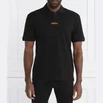 Рубашка-Поло Dalio классического кроя Hugo, черный - фото