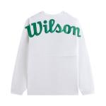 Футболка Kith x Wilson Crest Ramble Long Sleeve Tee, White - фото 2