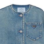 PRADA Женская джинсовая куртка, цвет Blue - фото 4