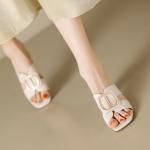 Шлепанцы женские Zhr, цвет Nude - фото 5