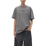 Футболка с принтом логотипа Alexander Wang, цвет вымытый гранит - фото 5