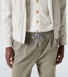 Хлопковые прямые брюки Brunello Cucinelli, C6027 - фото 5