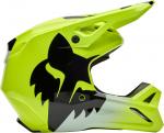 Мотокроссовый шлем FOX v1 shield, Yellow - фото 2