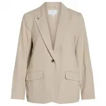 Блейзер Vila Jolanda, бежевый - фото 3