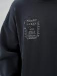Толстовка GUESS Originals Varsity, Jet Black Multi - фото 4