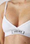 Бюстгальтер-треугольник Underwear Top Rib Elastic Canet Versace, белый - фото 6