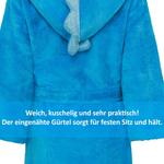 Детский халат 86/92, синий - фото 3