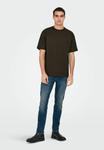 Футболка Only & Sons ONSFRED LIFE RLX SS TEE NOO, Mulch/Brown - фото 2