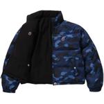 Пуховик женский A BATHING APE, синий - фото 7