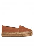 Эспадрильи Suede Platform Espadrille FW0FW08586 Tommy Hilfiger, коричневый - фото