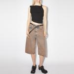 Джинсовые шорты унисекс Acne Studios, розовый - фото 4