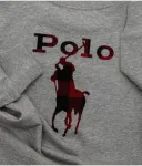 Лонгслив regular fit Polo Ralph Lauren, серый - фото 3