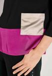 Блуза MADELEINE Blouse, Magenta/Black/Cappuccino/Light Pink - фото 4