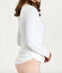 Топ Bryant с V-образным вырезом белого цвета XCVI - фото