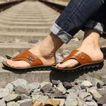 Шлепанцы мужские Bindu, коричневый - фото 9