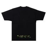 Футболка BAPE Abc Ape Face, черная/зеленая - фото 2