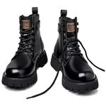 Мужские ботинки Martin черно-желто-серые Romon - фото 8