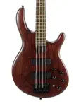 Бас-гитара Cort B4ELEMENTOPBR серии Artisan B4 Element. Открытые поры, бордово-красный - фото