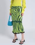 Юбка макси Topshop, лаймовый - фото 3