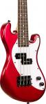 Басс гитара Kala Solid Body 4-String Fretted U-BASS, Candy Apple Red w/ Gig Bag - фото