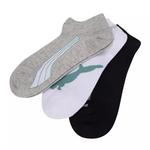 Носки унисекс Puma, цвет 3 Pack (Black/White/Gray) - фото 2