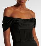Платье-бюстье Lia Rebecca Vallance, черный - фото 4