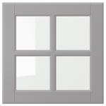 Стеклянная дверь IKEA, 40x40 см, серый - фото