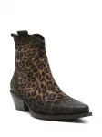 Ботинки с леопардовым принтом Metisse, коричневый - фото 2