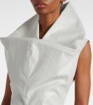 Холщовое платье с покрытием Rick Owens, Dinge - фото 4