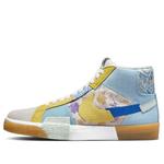 Кроссовки zoom blazer mid premium sb Nike, синий - фото