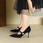 Туфли женские на высоком каблуке Zubumei, черный - фото 4