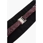 Узорчатый шелковый кушак Corneliani, Burgundy - фото 3