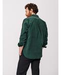 Мужская вельветовая рубашка Haworth Aubin, Dark green - фото 4
