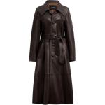 COACH Кожаная куртка женская, Dark Umber - фото