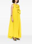 Платье макси с оборками PAROSH P.A.R.O.S.H., желтый - фото 3