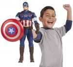 Мстители, Фигурка Капитана Америки 30 см, B1495, Hasbro - фото 10