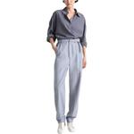 Длинная блуза с рукавами-фонариками Lemaire, Asphalt - фото 3