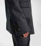 Культовый шерстяной фланелевый блейзер Stella McCartney, Ash Grey - фото 5